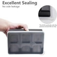 thumbnail image 6 of DAZUINIAO Ice Cube Tray for Freezer ，3 Pack Reuseble Silicon Ice Molds with Lid ，Square Ice Cube for Cocktails Coffee Juice Baby Food，BPA Free, 6 of 8