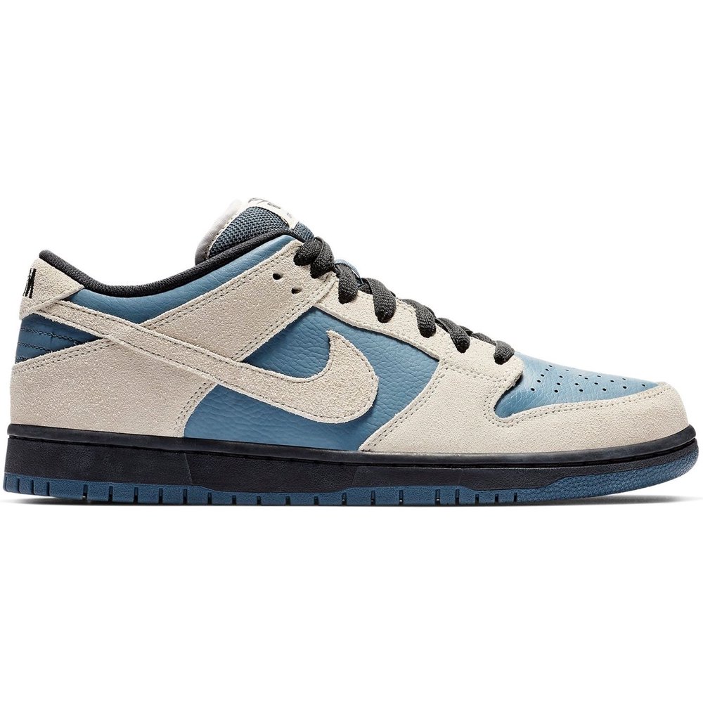Nike Mens Nike SB Dunk Low Pro Thunderstorm Light Cream Black BQ6817