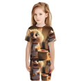 thumbnail image 5 of Balery Cartoon Cooking Cat Conjunto de Pijama Infantil de Manga Corta con Estampado – Ropa de Dormir de Algodón Suave-3X-Large, 5 of 5