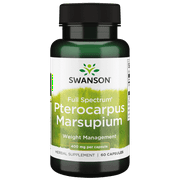 Swanson Full Spectrum Pterocarpus Marsupium 400 mg 60 Capsules