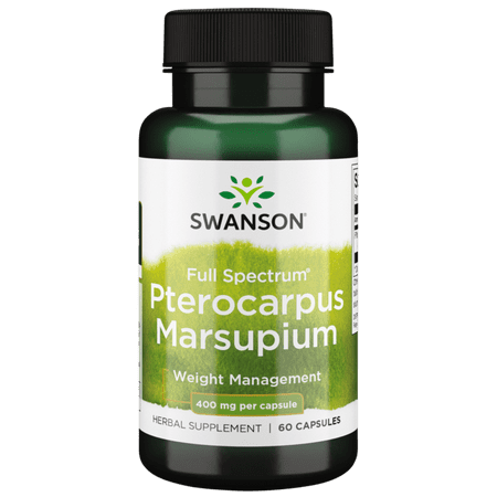 Swanson Full Spectrum Pterocarpus Marsupium 400 mg 60 Capsules