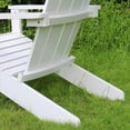 thumbnail image 2 of northbeam Lakeside Faux Wood Adirondack Chair, White, 2 of 5