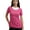 Red, variant on Women's Slim Striped Round Neck T-Shirts, Red, Size L