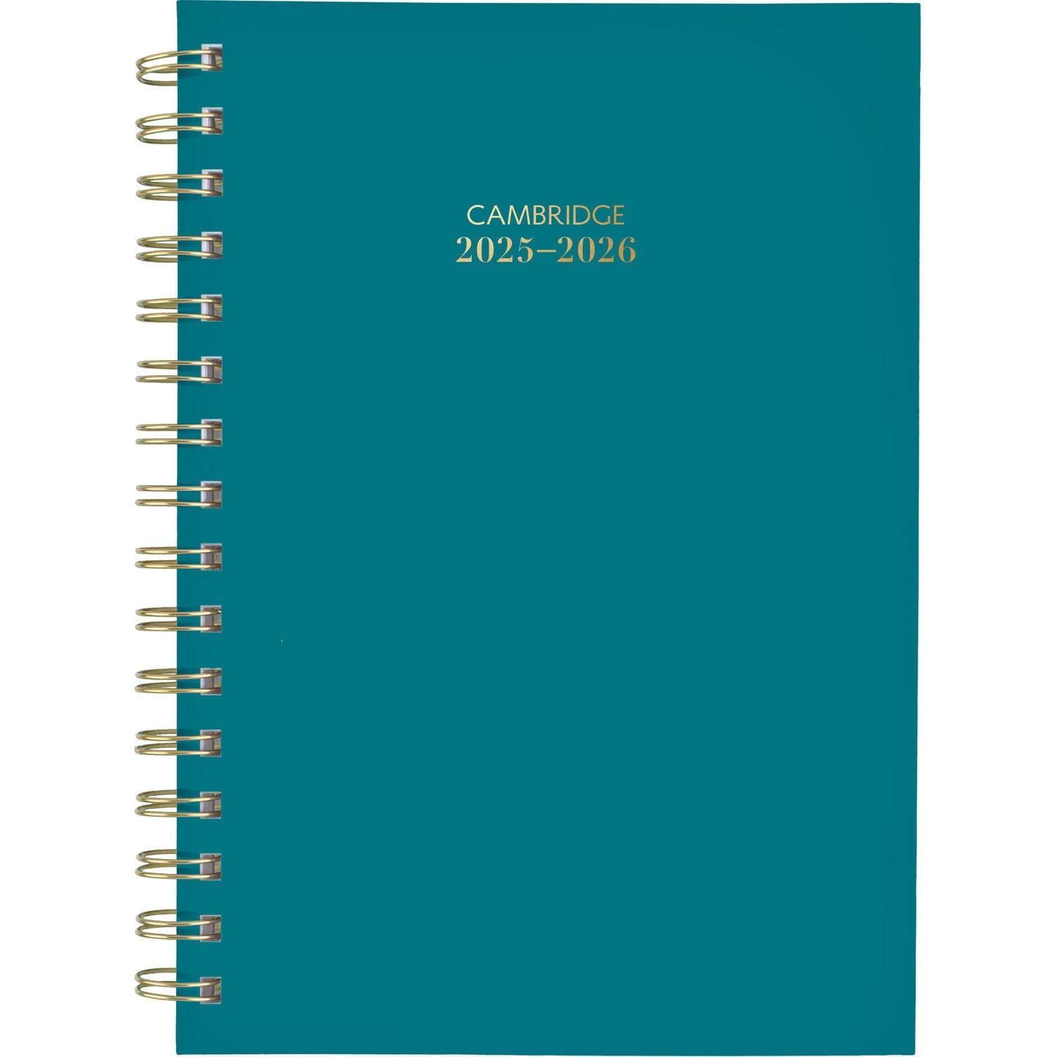 2025-2026 Cambridge® ColourBar Teal Small Weekly Academic Year Planner