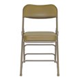 thumbnail image 3 of Rhino 2" Vinyl Padded Folding Chair - Beige, 3 of 5