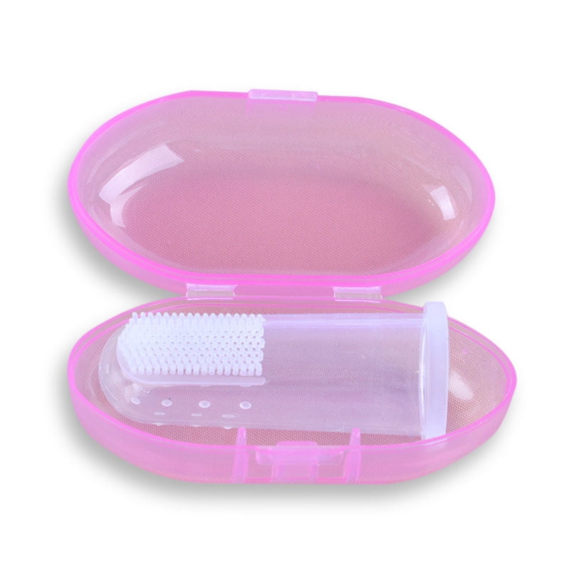 silicone baby finger toothbrush