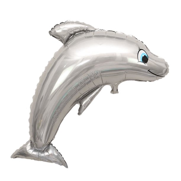 Unique Bargains Foil Dolphin Shape Balloon Wedding Anniversary