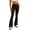 #0216-Brown, variant on TaTaai Womens Solid Quick Dry Flare Yoga Pants High Waist Hip Lifting Tight Leggings Trousers for Daily Gym