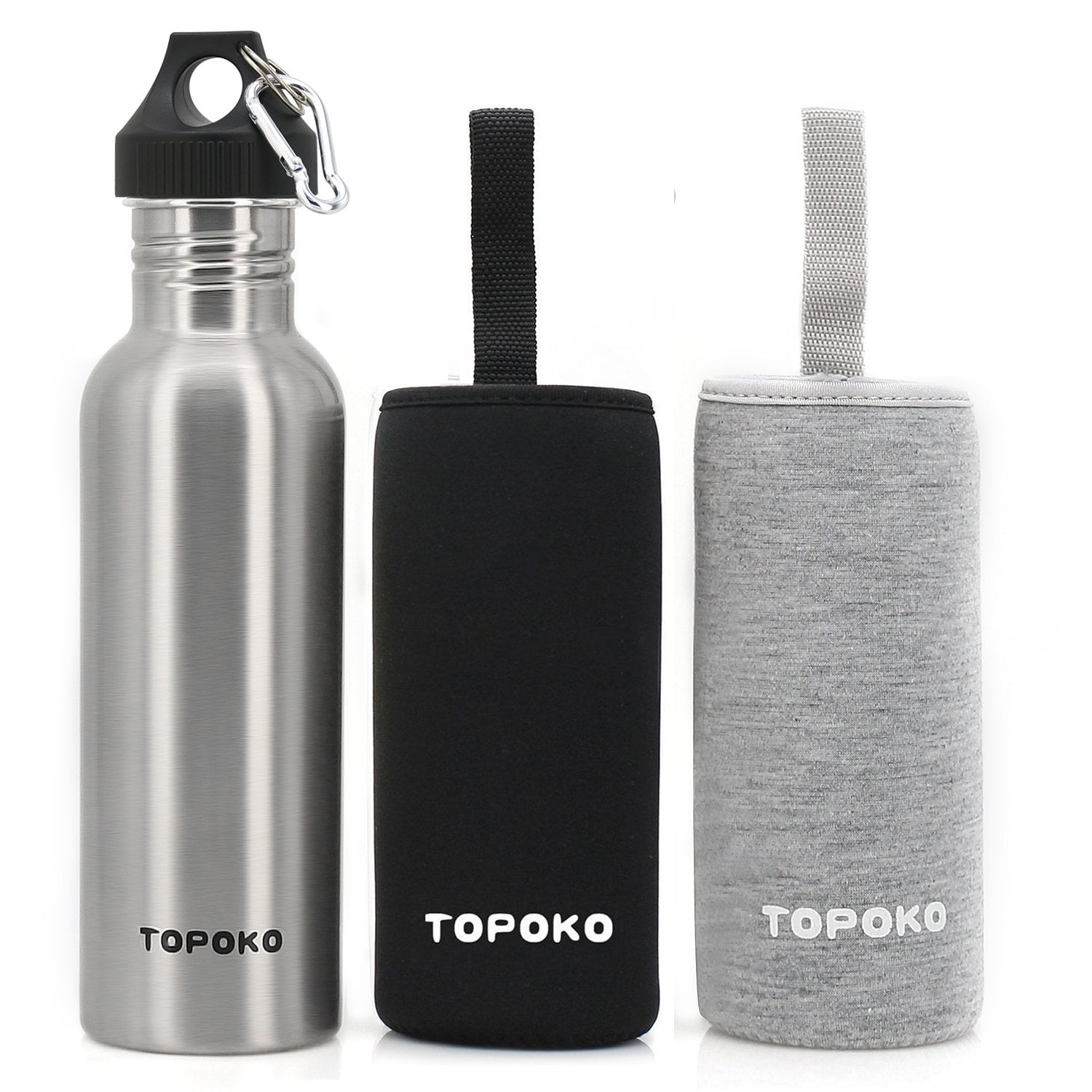 25 Oz Single Wall Stainless Steel Uninsulated Steel Water Bottle