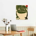 thumbnail image 3 of Acheng Retro Japanese Frog Posters Green Wabi Sabi Wall Art Funny Toad Ukiyo Animal Printed Matter For Home Bedroom Dorm Wall Decor  12x16 in, 3 of 5