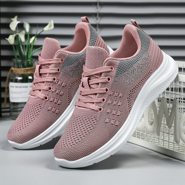 Zapatos para correr Moda Senderismo Zapatos para mujeres para gimnasio Viajes Trabajo (40 rosa) Ehuebsd Tenis De Mujer Tenis De Hombre