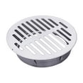 thumbnail image 2 of Stainless Steel Round Floor Drain Cover, Heavy Duty Outdoor Grate Cover for Shower Yard Balcony Roof Exhaust Pipe Drain,Anti-Clogging Floor Drain Strainer for Bathroom Kitchen Patios and Outdoor Use, 2 of 6