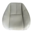 thumbnail image 4 of SecosAutoparts For 2007-14 Silverado Suburban Driver Bottom & Lean Back Leather Seat Cover Gray, 4 of 7