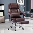 thumbnail image 7 of WOSDOM Gaming Chair with Massage Lumbar Support, Reclining Office Desk Chair, Comfortable Tall Computer Chair, Brown, 300lbs, 7 of 7