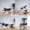 thumbnail image 3 of Finer Form 5-in-1 Weight Bench, Adjustable and Foldable for Bench Press, Strength Training and Full Body Workout in Your Home Gym - Free PDF Workout Chart Included, 3 of 5
