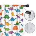 thumbnail image 4 of Blackout Kids Curtains,Colorful Dinosaur Assortment Pattern Childrens Insulated Curtains Set Of 2,Bedroom Essentials,Toddler Room Decor 42"x54", 4 of 5