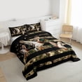 thumbnail image 3 of Feelyou Jungle Duck Animal Full Size Comforter Sets, Vintage US Flag Bedding Sets, 3pcs, 3 of 8
