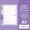 Purple, variant on A5 Loose Leaf Notebook with Thickened Skin Feel Cover, 3 Ring Binder Refillable Student Journal, 8.9 x 7.2 Inch PP Hardcover Notepad for School