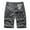 Dark Gray, variant on Men's Casual Shorts Cargo Shorts Cargo Shorts Running Shorts Multiple Utility Pockets Elastic Waist Cotton Hiking Shorts Gray