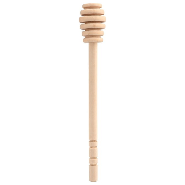 Nikou 50 pièces Tige d'agitation en Bois, bâton d'agitation Domestique pour la Collecte de Distribution de Pot de Miel de Confiture(16CM)