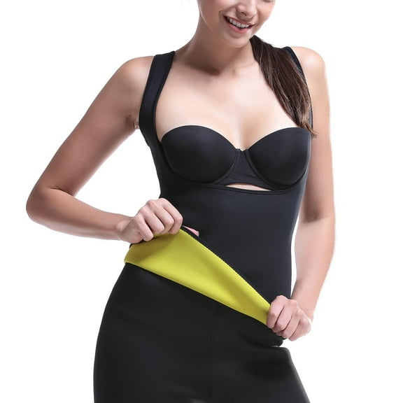 DJskiyers Womens Body Shaper Tummy Control Shaperwear Athletic Underbust Bodyshaper Solid Waist Trainer Workout Shaper Vest