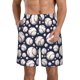 thumbnail image 1 of Balery Cute Basebal Traje de Baño Estilo Hawaiano para Hombre, Shorts de Secado Rápido con Bolsillos-3X-Large, 1 of 6