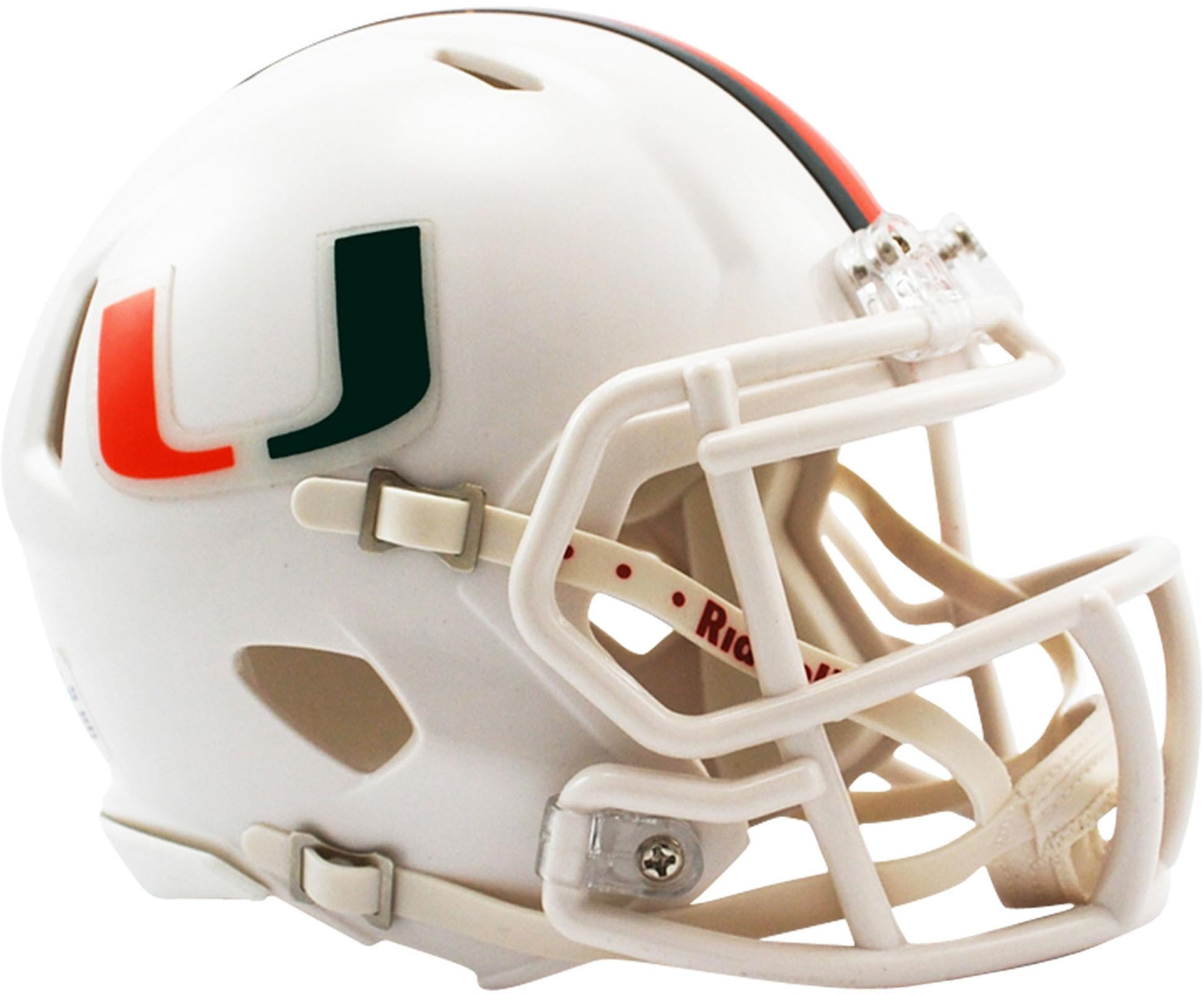 Fanatics Authentic Riddell Miami Hurricanes Speed Mini Football