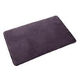 thumbnail image 1 of Clara Clark Bath Mat Bathroom Rug - Absorbent Memory Foam Bath Rugs - Non-Slip, Thick, Cozy Velvet Feel Microfiber Bathrug, Plush Shower, Toilet- Floor Bathmats Carpet - Purple - Large Size 20"x32", 1 of 5