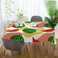 thumbnail image 5 of Coolnut Watermelon Rectangle Tablecloth,Dinner Table Cover for Outdoor & Indoor Patio, Picnic, BBQ, Holiday Party 60x108In, 5 of 7