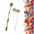 thumbnail image 3 of 1 set of Party Pinata Rod Pinata Eye Mask Paper Pinata Stick Confetti Cosplay Props, 3 of 9