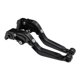 thumbnail image 1 of Palancas de freno y embrague cortas únicas para Aprilia RSV4 2009-2022, palanca de freno ajustable en 6 posiciones, aleación de aluminio T6 6061, negra, 1 juego, 1 of 7