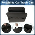 thumbnail image 6 of Unique Bargains Car Trash Can Trash Bag Durable Front Seat Back Row Faux Leather Trash Bin Brown 1 Set, 6 of 6