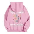 thumbnail image 5 of WENWU Womens Hoodie Long Sleeve Hoodie Pullover Hoodie Sweatshirt Unisex Hoodie Pink Sweater Womens Clothes Trendy Fall 2025 Street Style, 5 of 6