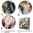 thumbnail image 3 of Designart "Purple Yellow Wild Iri S" Floral Irises Wall Art For Bathroom, 3 of 5