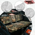 thumbnail image 4 of Yuyamidu Camouflage Hunting Bench Seat Cover Compatible with Kawasaki Mule 4010 4x4 Hardwoods Deer UTV Seat Cover Easy to Install Four Wheeler Accessories, 4 of 6