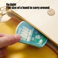 thumbnail image 5 of KMMYS Portable Sealed Dispenser Organizer with 6 Compartments, Damp Proof Plastic Box for Vitamins and Pills, Compact and Travel-Friendly, 5 of 6