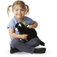 thumbnail image 2 of Melissa & Doug Midnight Cat Stuffed Animal, 2 of 2