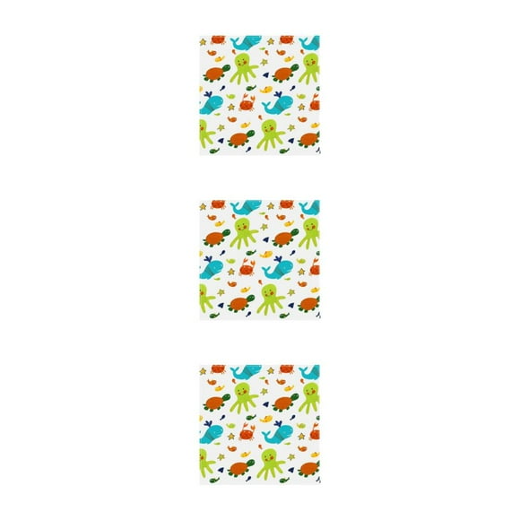 Yuarrent Trona Splat Mat Playmat Alfombra antideslizante Dibujos animados Impreso Impermeable Niños Al aire libre Hogar Camping mar 110110cm Type1 NO1