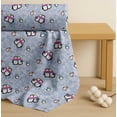thumbnail image 4 of Soimoi Cotton Voile Fabric Snowman & Penguin Kids Print Fabric by the Yard 56 Inch Wide, 4 of 7