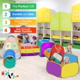 thumbnail image 3 of Regalo para niños pequeños, niños y niñas, tienda de campaña con piscina de bolas y túneles para niños, el mejor regalo de cumpleaños para niños de 3, 4 y 5 años, juego de tiro al blanco con 4 dardos, 3 of 6