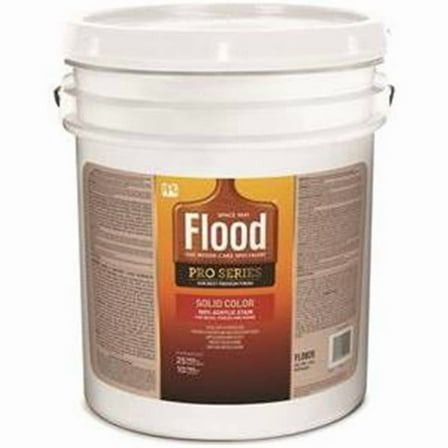 222612 5 gal 100 VOC Solid Stain Deep Base - White