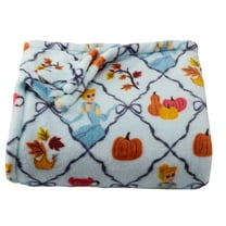 The Big One Oversized Plush Throw Blanket Fall Leaves Princess Cinderella 60" x 72" Child