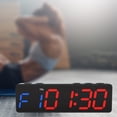 thumbnail image 4 of Temporizador de intervalos LED multifunción Alarma Multiescenas USB Reloj de cuenta regresiva/progresiva USB Marco negro azul, 4 of 8