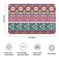 thumbnail image 3 of Colorful Geometric Pattern Bathroom Rugs Mat,Non Slip Microfiber Bathroom Rug,Rubber Backing,Soft Bathroom Mats for Bathroom Floor,Tub and Shower,17x27in(43x68cm), 3 of 5