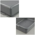 thumbnail image 3 of Cand 4 Packs Commercial Bus Tubs, Plastic Bus Box/Utility Box, Gray, 5.8 Gal., 3 of 6