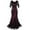 Burgundy, variant on PrettyGuide Women's Evening Dress 1920s Sequin Mermaid Hem Maxi Long Formal Ball Gown, Small