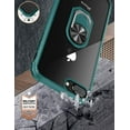 thumbnail image 2 of iPhone 7 Plus Case iPhone 8 Plus Case, [ Military Grade ] with [ Glass Screen Protector]15ft. Drop Tested Protective Case Kickstand Compatible with Apple iPhone 8Plus / iPhone 7 Plus -Dark green, 2 of 7