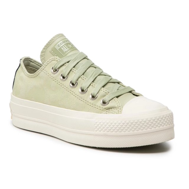 Tenis Converse Ctas Lift Ox Olive Dama Original A01733C CONVERSE A01733C, Olivo