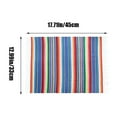 thumbnail image 4 of AUQ Large Handwoven Mexican Blanket - Soft Yoga Blanket - Durable Serape Blanket - Lightweight Falsa Blanket, Beach Blanket, Camping Blanket, Picnic Blanket, Outdoor Blanket, 4 of 7