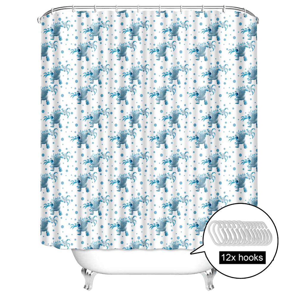 Frozen Elsa Princess Modern Waterproof Shower Curtain for Bathroom